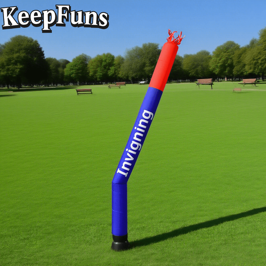 KeepFuns Inflatable Dancer Advertising Model Red and Blue Air Dancer Activity Drainage Inflatable Props
