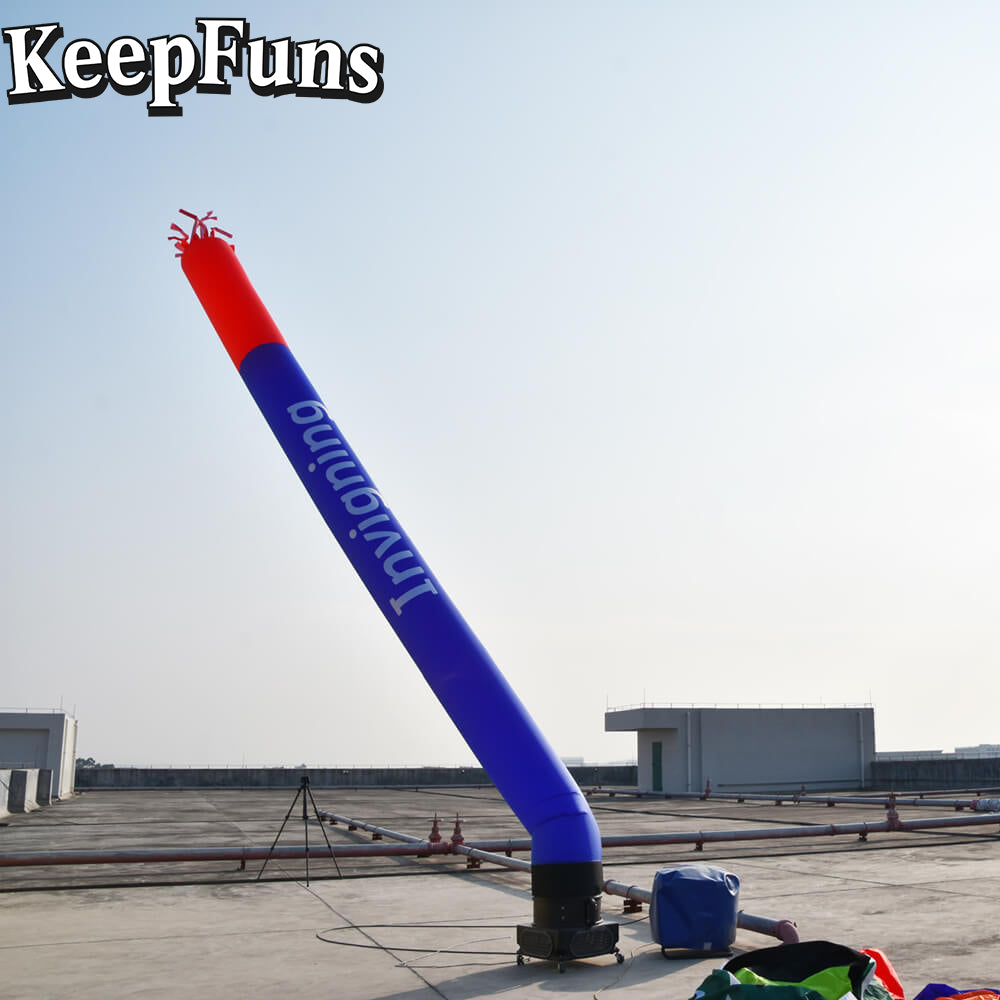 KeepFuns Inflatable Dancer Advertising Model Red and Blue Air Dancer Activity Drainage Inflatable Props