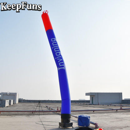 KeepFuns Inflatable Dancer Advertising Model Red and Blue Air Dancer Activity Drainage Inflatable Props