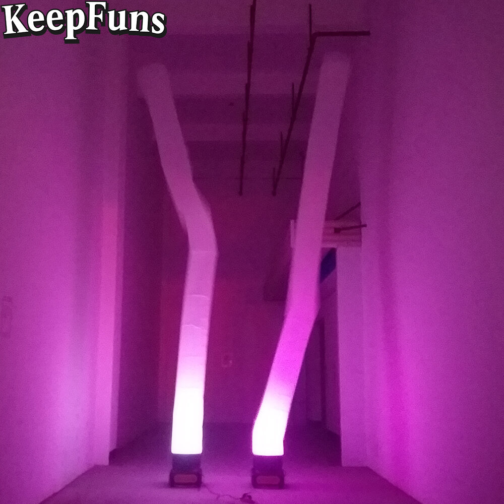 KeepFuns Luminous Inflatable Dancer Advertising Model Color Light Inflatable Model Activity Drainage Advertising Props