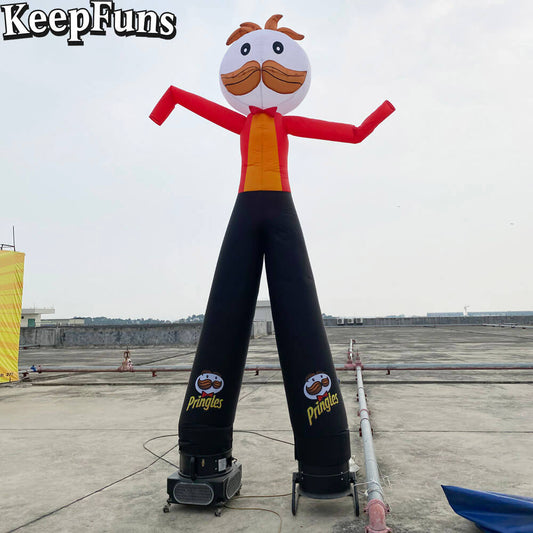 KeepFuns Pringles potato chips cartoon shape inflatable dancing star advertising model activity drainage inflatable model outdoor promotional props