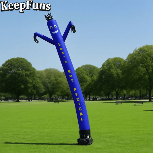 KeepFuns blue humanoid inflatable dancing star advertising model outdoor drainage inflatable model activity promotion props