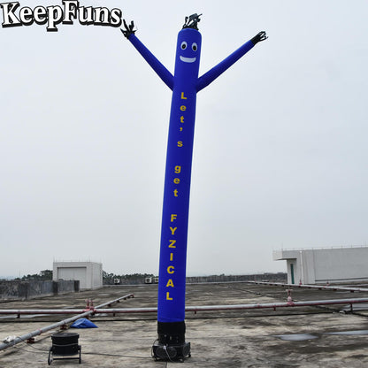 KeepFuns blue humanoid inflatable dancing star advertising model outdoor drainage inflatable model activity promotion props