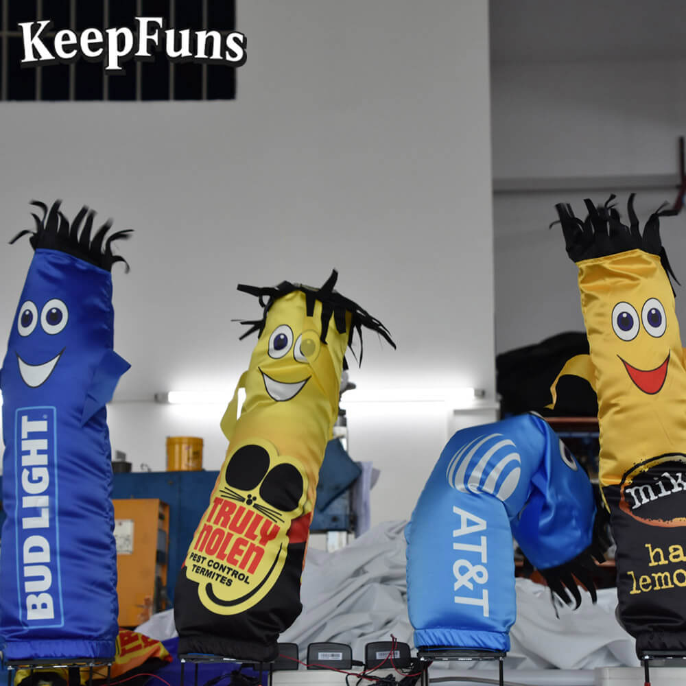 KeepFuns multi-brand joint inflatable dancing star advertising model colorful cartoon inflatable model outdoor commercial drainage props
