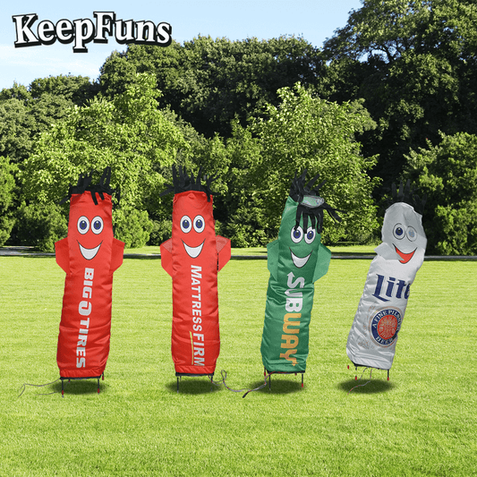 KeepFuns multi-brand joint inflatable dancing star advertising model multi-color cartoon inflatable model outdoor commercial drainage props