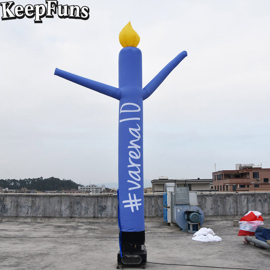 KeepFuns multi-color candle shape inflatable dancing star advertising model activity drainage inflatable model outdoor promotional props