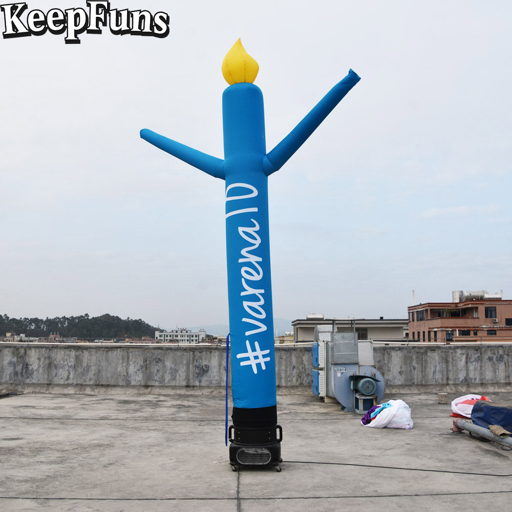 KeepFuns multi-color candle shape inflatable dancing star advertising model activity drainage inflatable model outdoor promotional props