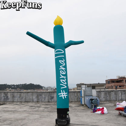 KeepFuns multi-color candle shape inflatable dancing star advertising model activity drainage inflatable model outdoor promotional props