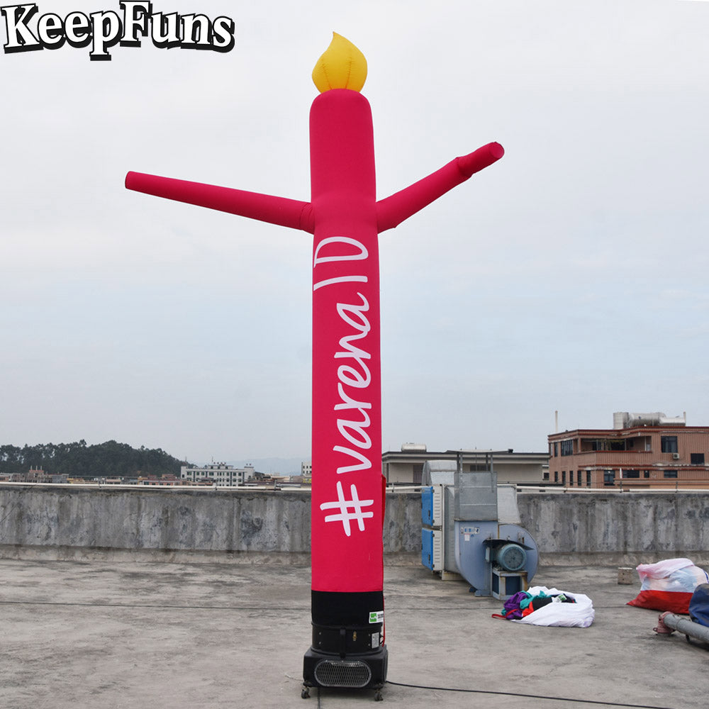 KeepFuns multi-color candle shape inflatable dancing star advertising model activity drainage inflatable model outdoor promotional props