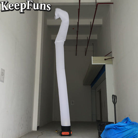 KeepFuns white inflatable dancing star advertising model activity drainage inflatable model indoor and outdoor advertising props