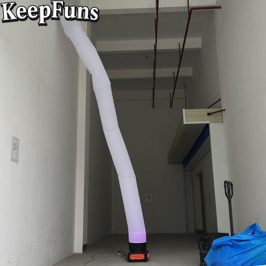 KeepFuns white inflatable dancing star advertising model activity drainage inflatable model indoor and outdoor advertising props
