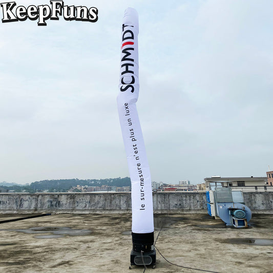 KeepFuns white inflatable dancing star advertising model brand promotion air model activity drainage advertising props
