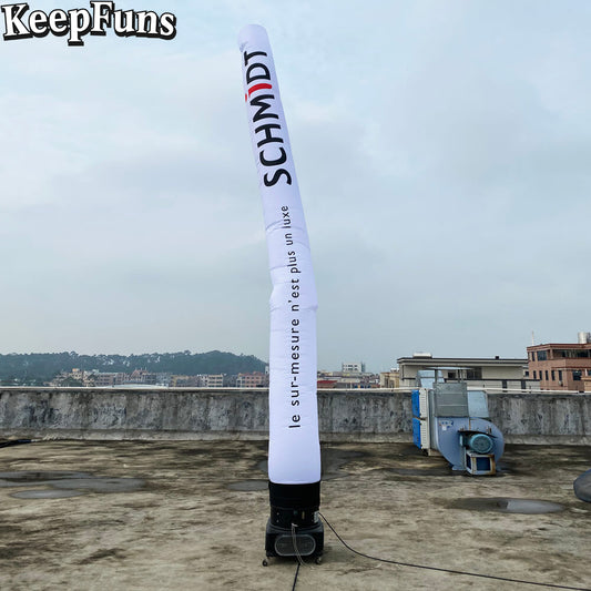 KeepFuns white inflatable dancing star advertising model brand promotion air model activity drainage advertising props
