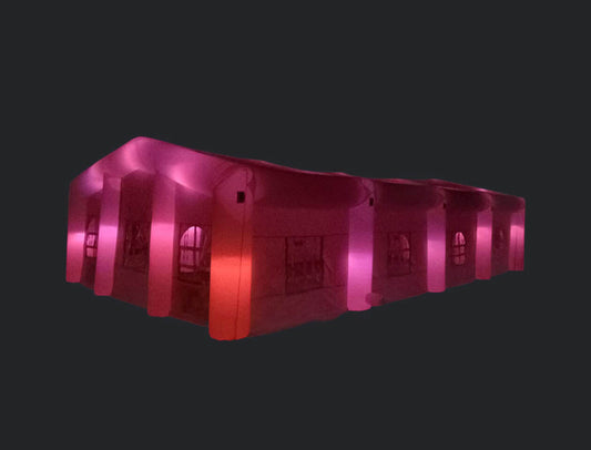 KeepFuns LED luminous inflatable tent outdoor party atmosphere inflatable tent luminous event venue inflatable house
