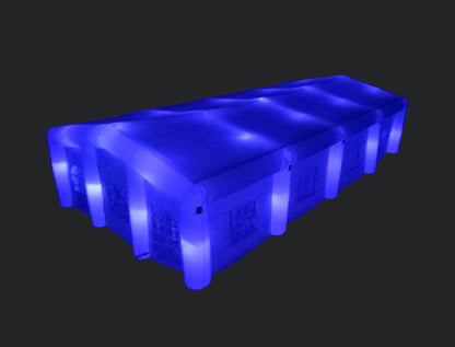 KeepFuns LED luminous inflatable tent outdoor party atmosphere inflatable tent luminous event venue inflatable house