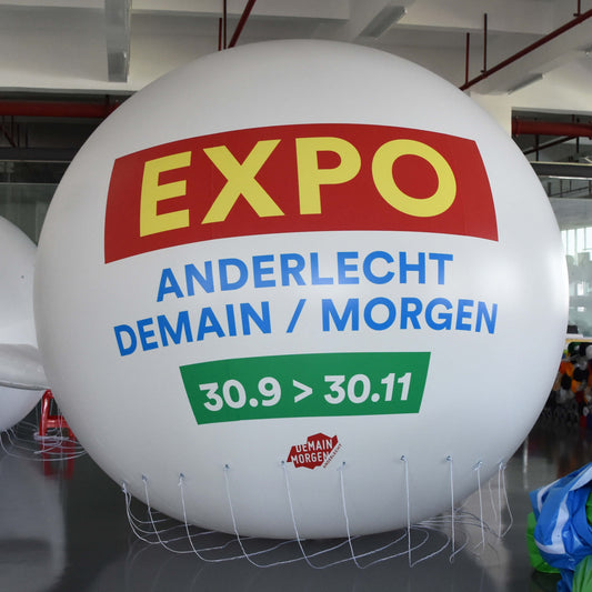 KeepFuns Large exhibition promotion inflatable advertising ball Anderlecht exhibition exclusive inflatable model event date display balloon