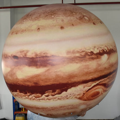 KeepFuns Large inflatable Jupiter advertising balloon, astronomy science display model, planet theme props for commercial activities