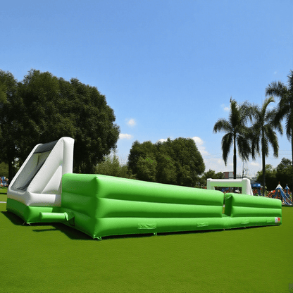 KeepFuns Large inflatable football field Outdoor children's fun football park Parent-child interactive inflatable sports facilities