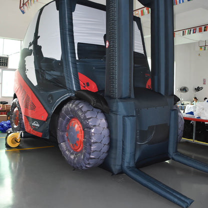 KeepFuns Large inflatable forklift model, industrial equipment promotional inflatable model, factory exhibition display props
