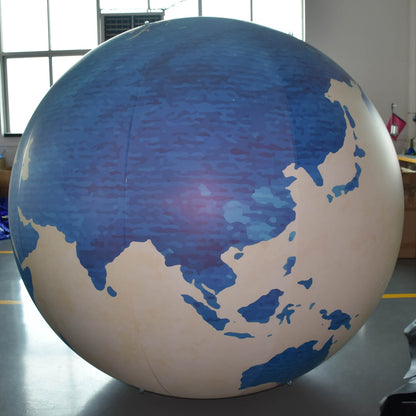 KeepFuns Large inflatable globe advertising model, geographical science display props, commercial activity promotion balloon