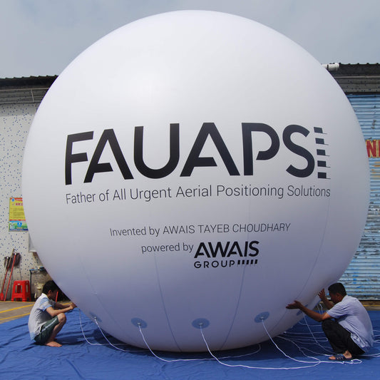 KeepFuns Large white inflatable advertising ball, brand promotion giant inflatable model, outdoor exhibition promotion prop ball