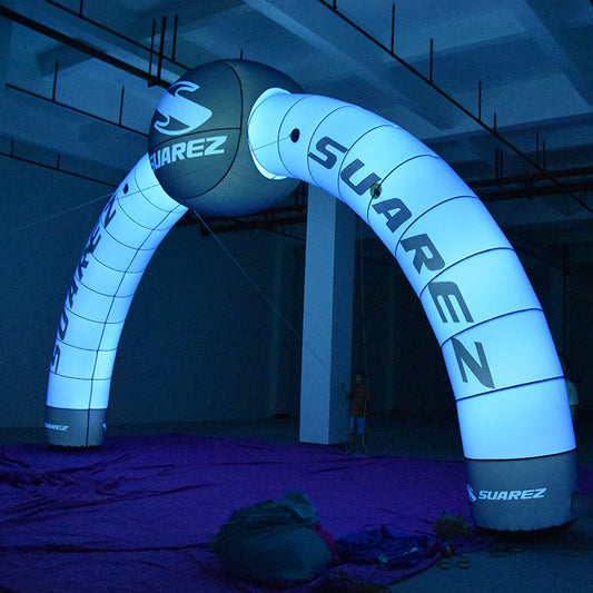 KeepFuns Luminous basketball shaped special shaped advertising arch Sports brand event inflatable arch Luminous event promotion arch Customized brand logo arch