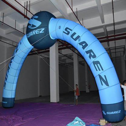 KeepFuns Luminous basketball shaped special shaped advertising arch Sports brand event inflatable arch Luminous event promotion arch Customized brand logo arch
