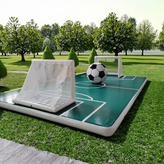 KeepFuns Mini Inflatable Football Field Children's Outdoor Football Park Parent-child Interactive Portable Inflatable Sports Facilities
