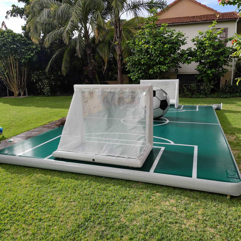 KeepFuns Mini Inflatable Football Field Children's Outdoor Football Park Parent-child Interactive Portable Inflatable Sports Facilities