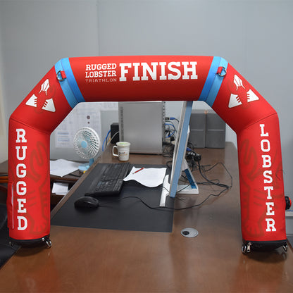 KeepFuns Multi-color bevel inflatable advertising arch Outdoor event arch Customized event logo arch Children and adult competition arch