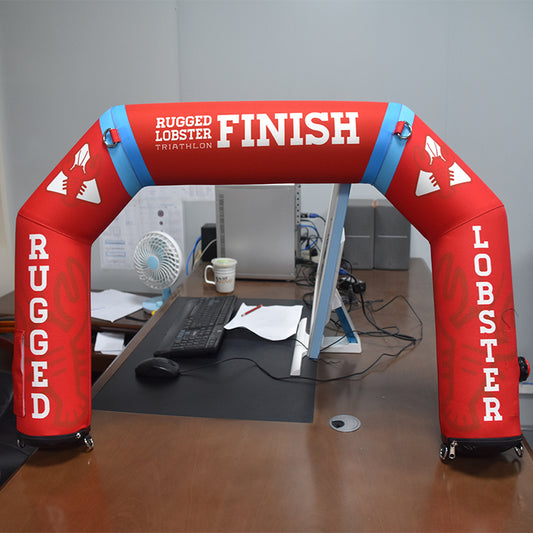 KeepFuns Multi-color bevel inflatable advertising arch Outdoor event arch Customized event logo arch Children and adult competition arch