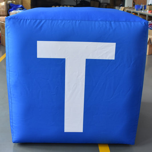 KeepFuns Multi-color letter inflatable cube model brand logo display inflatable model event scene decoration props
