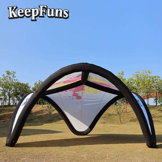 KeepFuns multi-leg inflatable tent, which can be customized in size and logo, inflates quickly. It is suitable for advertising, outdoor events, camping dinners, etc.