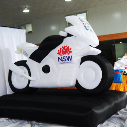 KeepFuns NSW Government inflatable motorcycle model, government event promotional inflatable model, custom display props