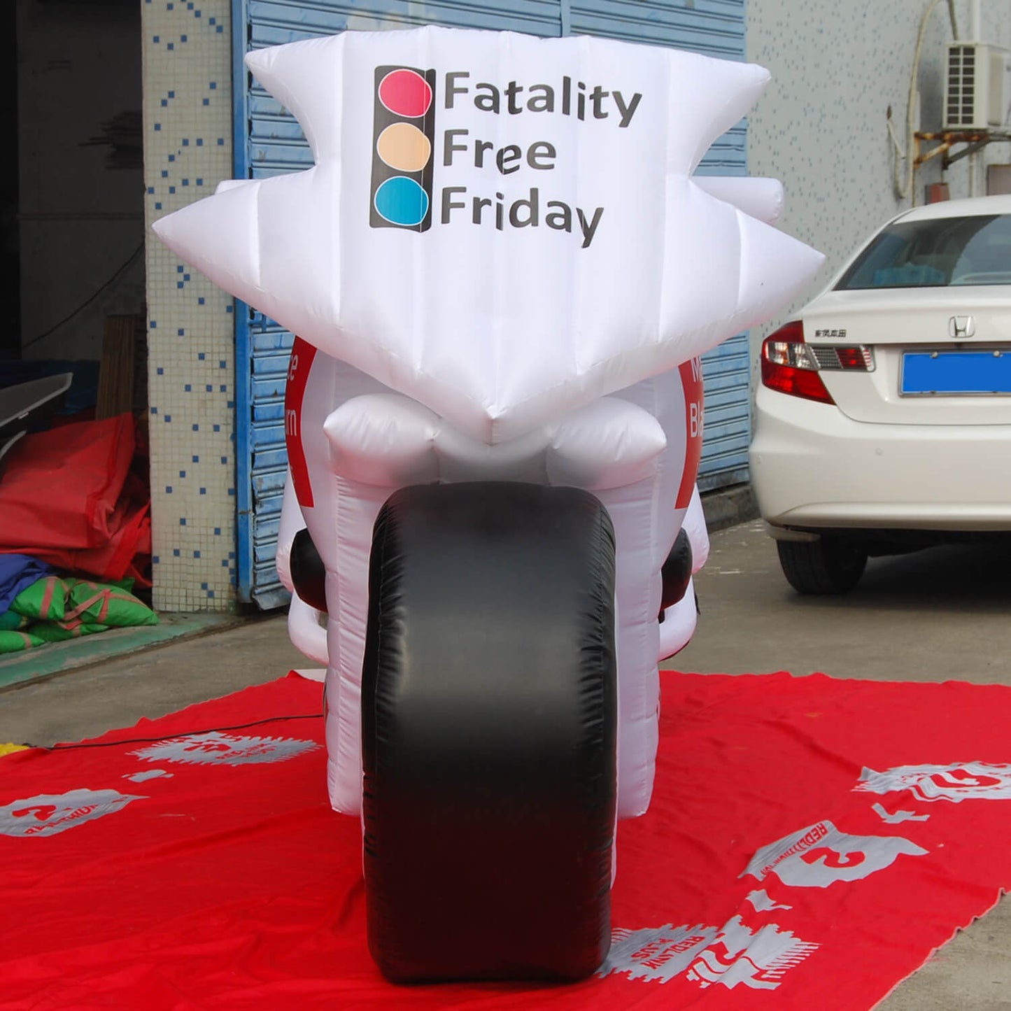 KeepFuns NSW Government inflatable motorcycle model, government event promotional inflatable model, custom display props