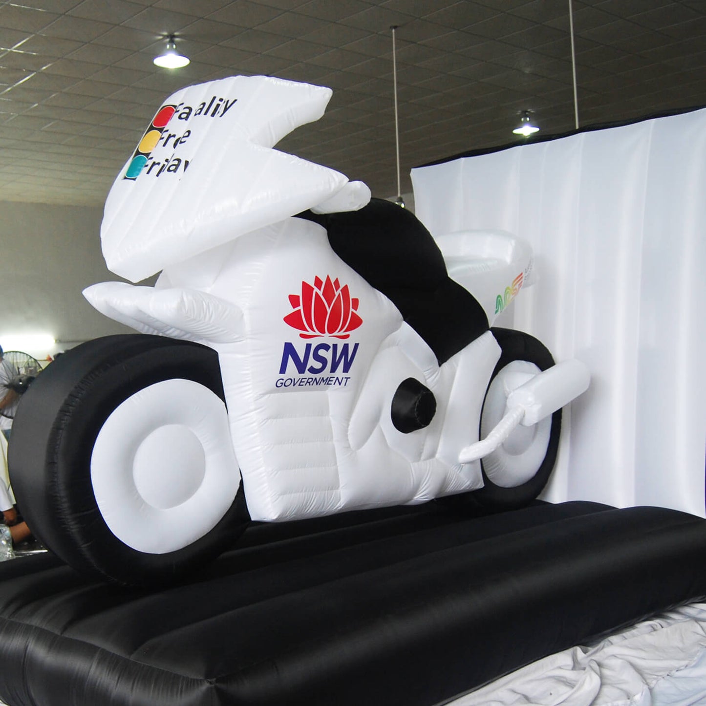 KeepFuns NSW Government inflatable motorcycle model, government event promotional inflatable model, custom display props