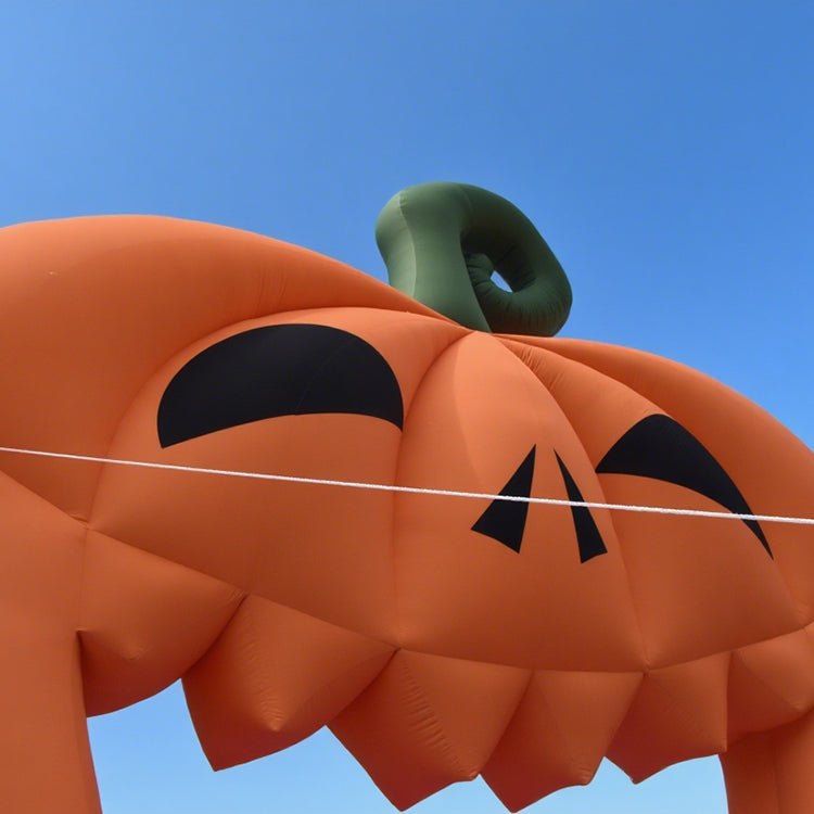 KeepFuns Orange pumpkin head special shaped advertising arch Halloween theme inflatable arch haunted house event decoration arch custom horror cartoon arch