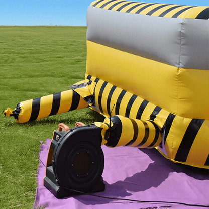 KeepFuns Outdoor Inflatable Obstacle Toys Yellow Black Green Gray Color Sports Games Competitive Props Hexagonal Inflatable Game Equipment