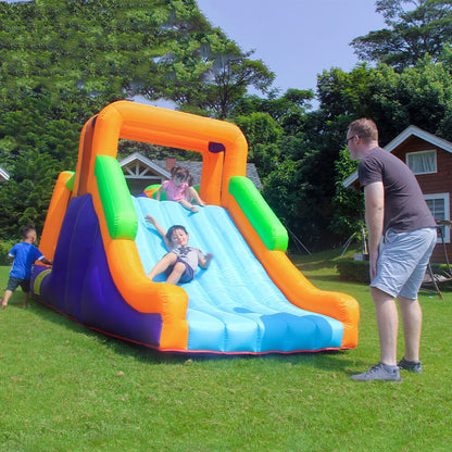 KeepFuns Outdoor children's inflatable slide Colorful parent-child interactive amusement facilities Large inflatable slide for courtyard lawn