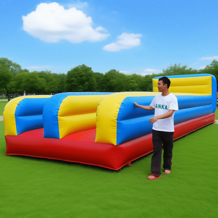 KeepFuns Outdoor inflatable escape game equipment Red, yellow and blue color matching Sports Games parent-child interactive entertainment props