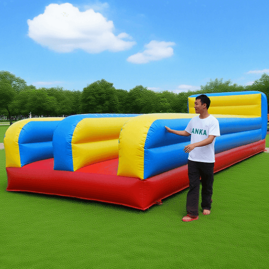 KeepFuns Outdoor inflatable escape game equipment Red, yellow and blue color matching Sports Games parent-child interactive entertainment props