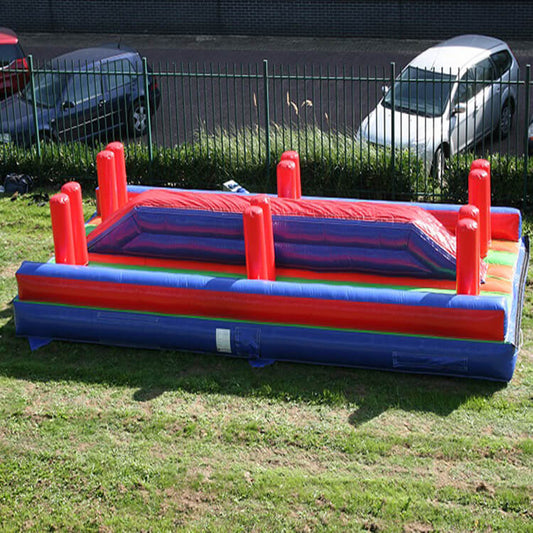 KeepFuns Outdoor inflatable land obstacle course, colorful parent-child interactive competition props, team building and expansion inflatable obstacle equipment