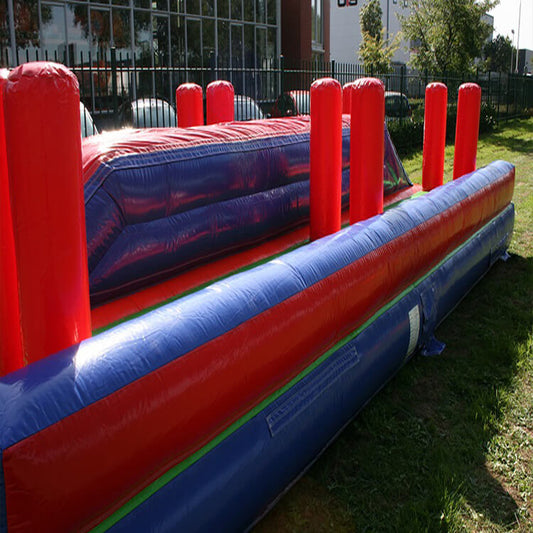 KeepFuns Outdoor inflatable land obstacle course, colorful parent-child interactive competition props, team building and expansion inflatable obstacle equipment