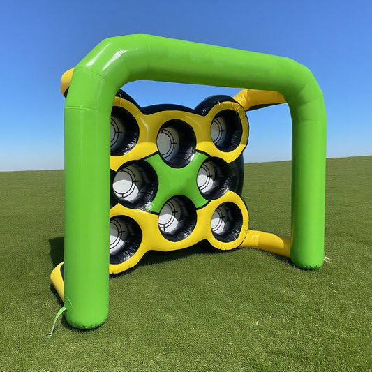 KeepFuns Outdoor inflatable target game props yellow green blue color matching Sports Games inflatable target interactive entertainment equipment