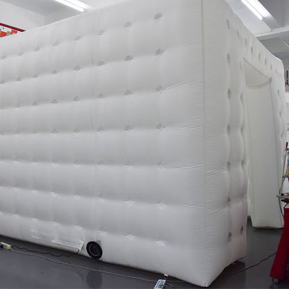 Pure white inflatable tent, activity layout, punch card inflatable model, outdoor portable photography background tent
