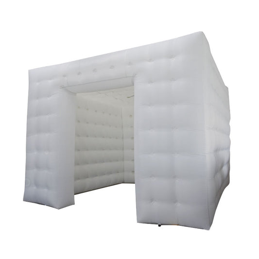Pure white inflatable tent, activity layout, punch card inflatable model, outdoor portable photography background tent