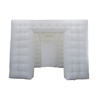 Pure white inflatable tent, activity layout, punch card inflatable model, outdoor portable photography background tent