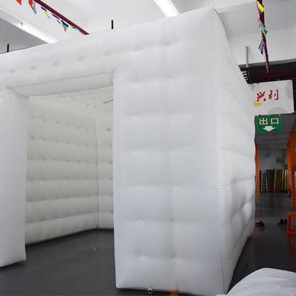 Pure white inflatable tent, activity layout, punch card inflatable model, outdoor portable photography background tent