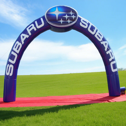 KeepFuns Purple brand customized inflatable semicircular arch activity arch outdoor car show publicity arch corporate LOGO advertising arch