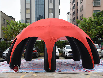 keepFuns Red and black inflatable tent, outdoor large event tent, exhibition, party gathering, commercial promotion inflatable tent